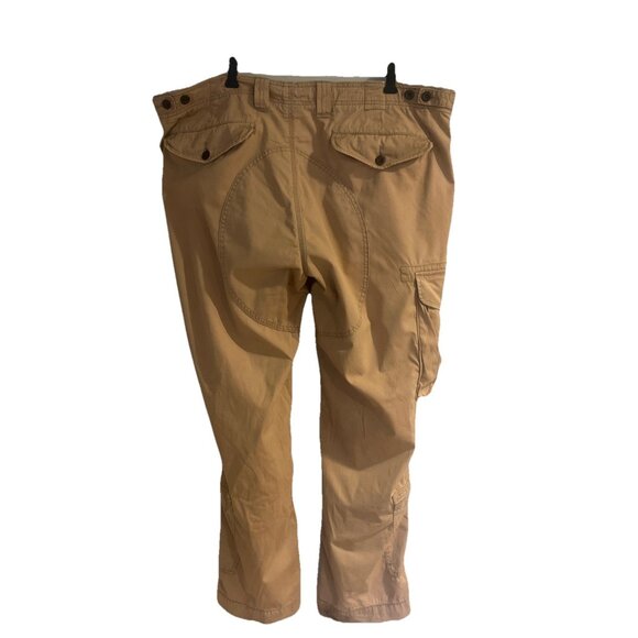 Ralph Lauren Cargo Pants grunge Khaki streetwear 42x32 eBay 9 Pocket Vintage - Picture 5 of 16